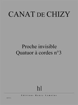 Proche invisible - Quatuor à cordes n°3